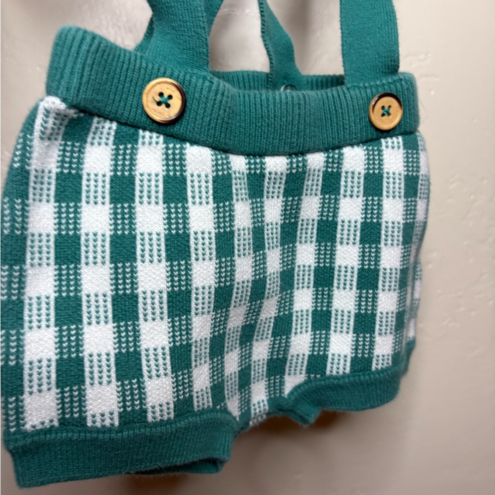 Cat & Jack Gingham Romper Size 3-6 Months - Picture 4 of 4